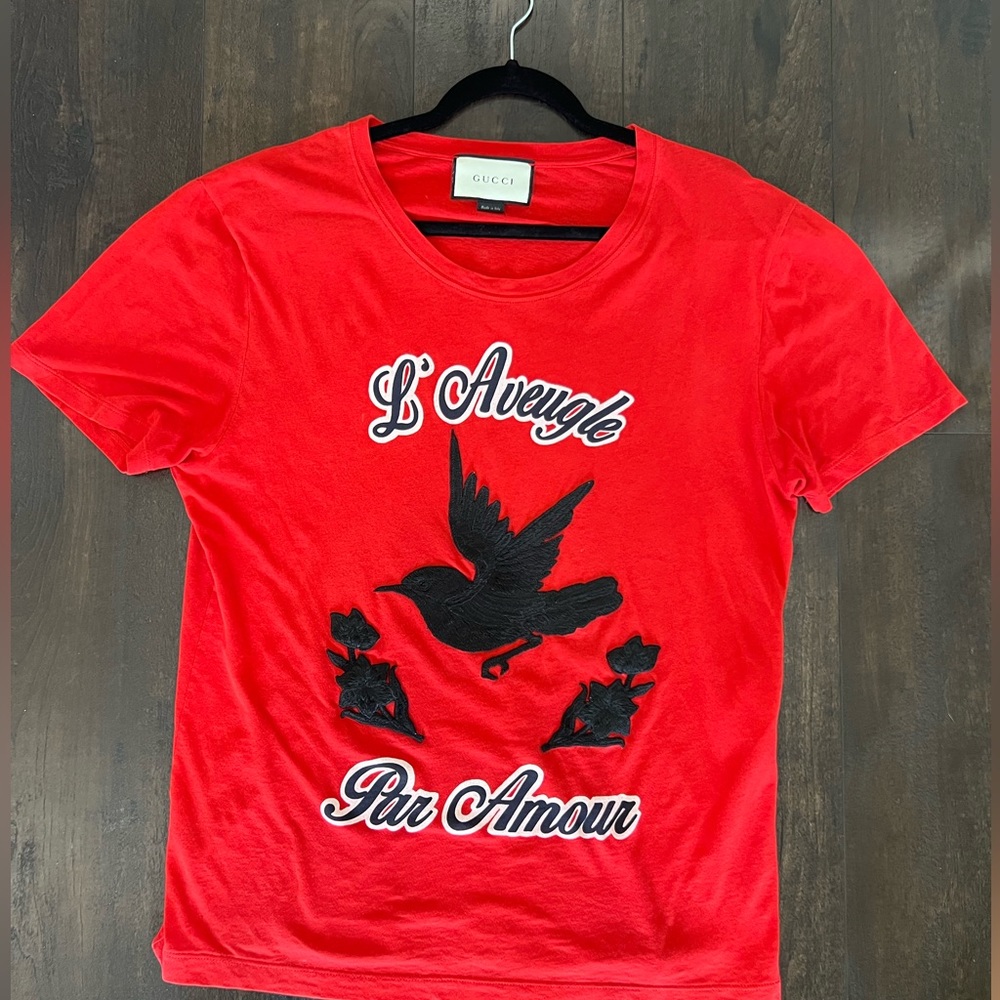 Gucci L'Aveugle Par Amour Graphic Print
T-Shirt